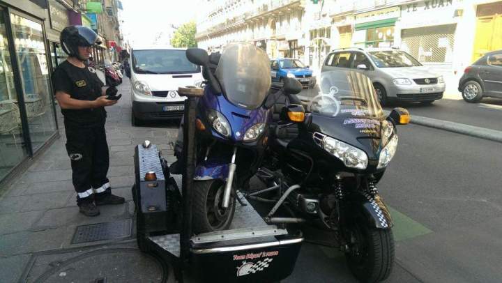 Dépannage moto région Parisienne