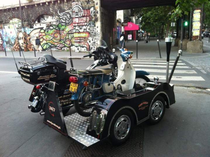 Dépannage moto région Parisienne